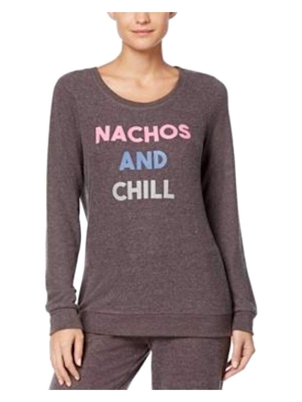 Jenni Womens Sleepwear Graphic Print Pajama Top Only,1-Piece S